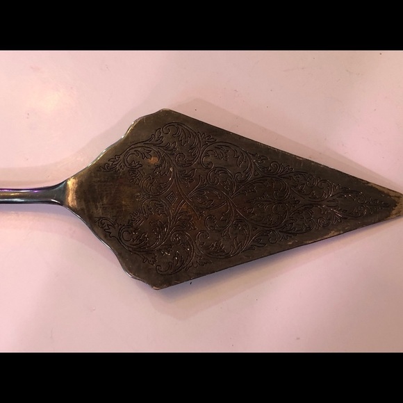 - Vintage Silver Plated Pie Utensil. - Picture 4 of 4